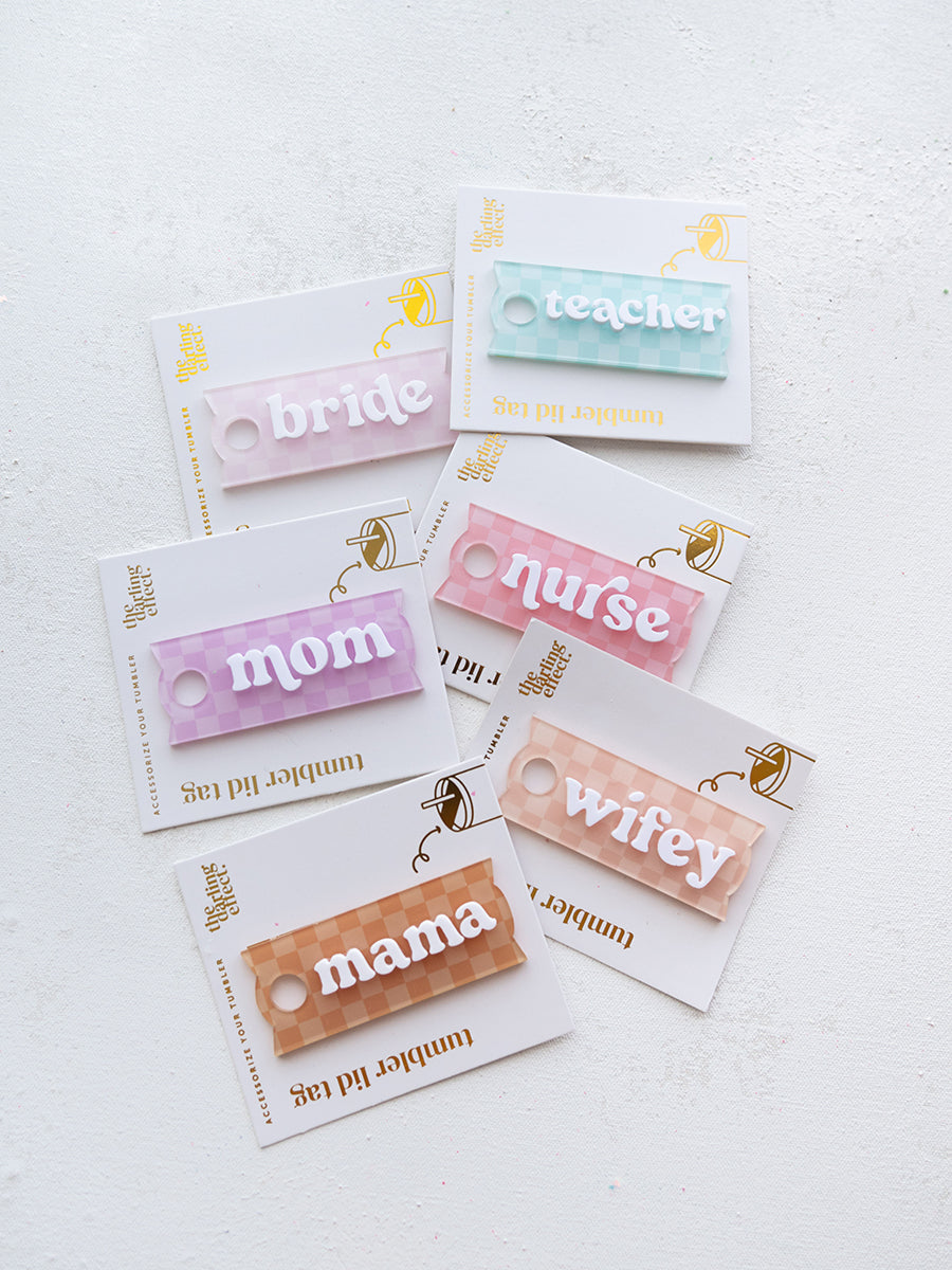 Tumbler Lid Tags (18 Designs)