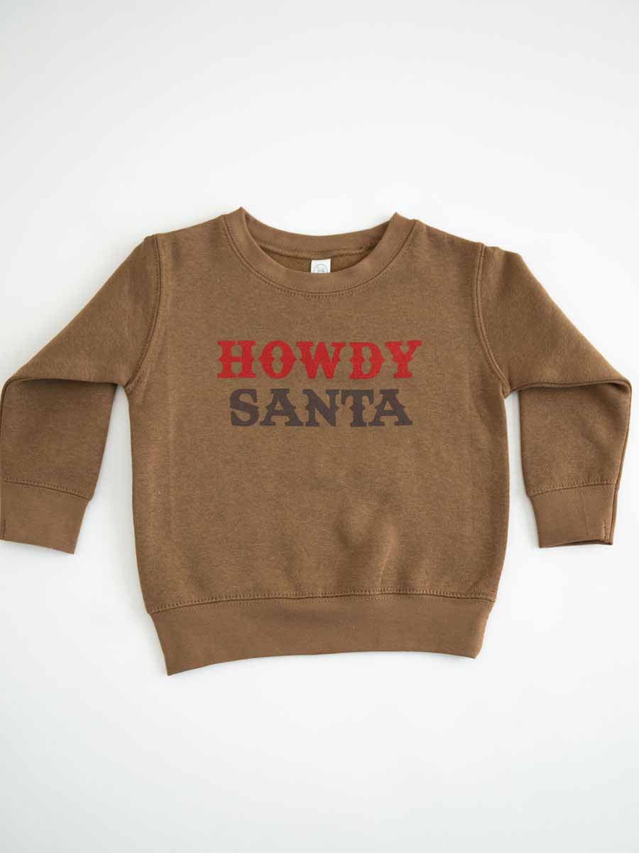 Brown Howdy Santa Crew
