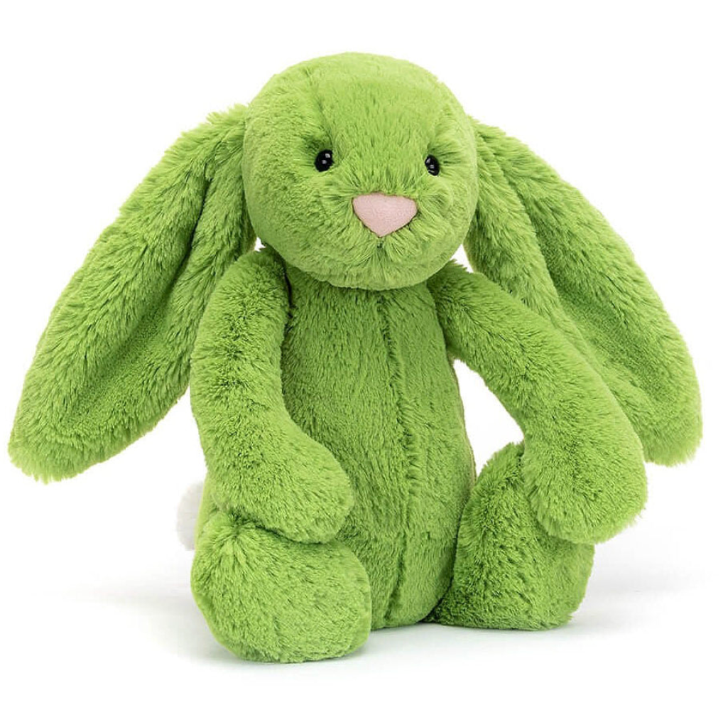 Jellycat Lime Green Bashful Bunny