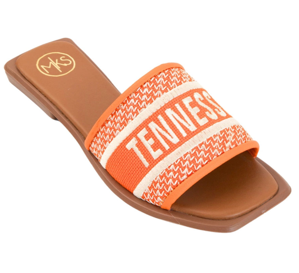 Orange Tennessee Game Day Sandals