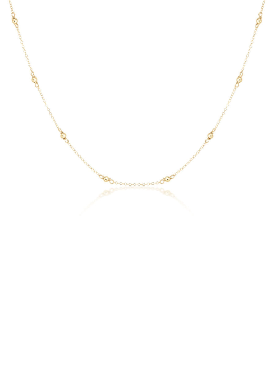E-Newton Gold 2.5mm Chain Necklace
