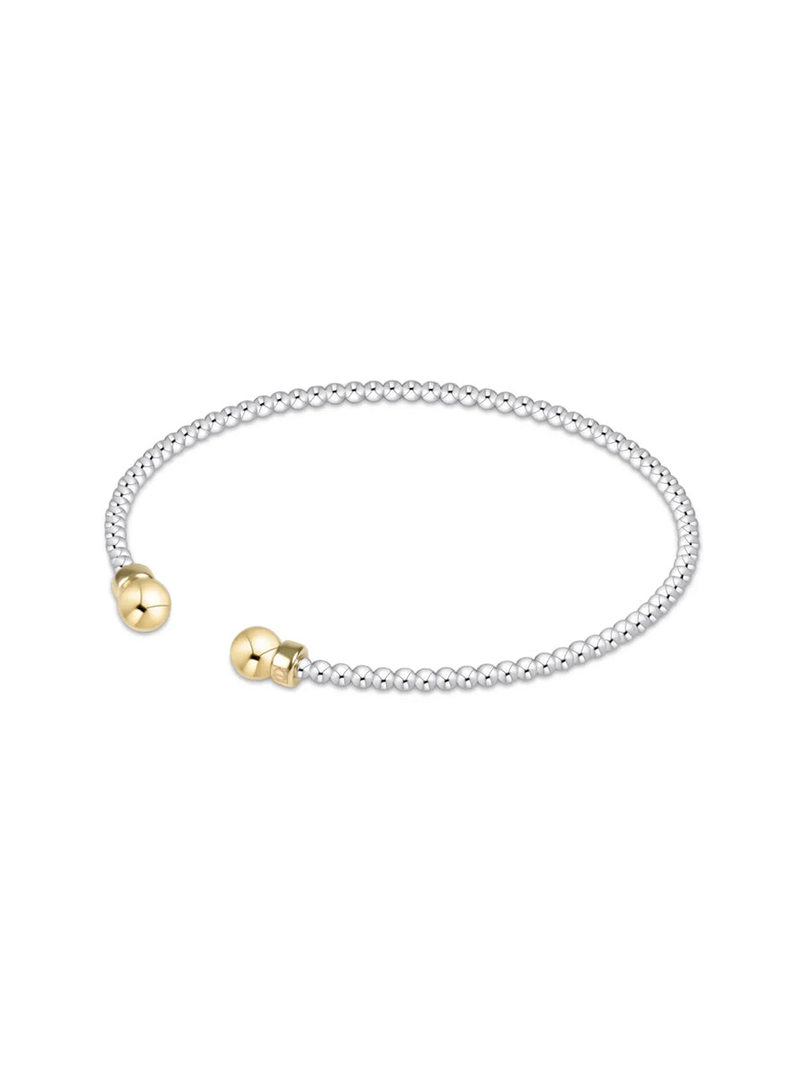 Classic Sterling Mixed Metal Cuff (2 Styles)