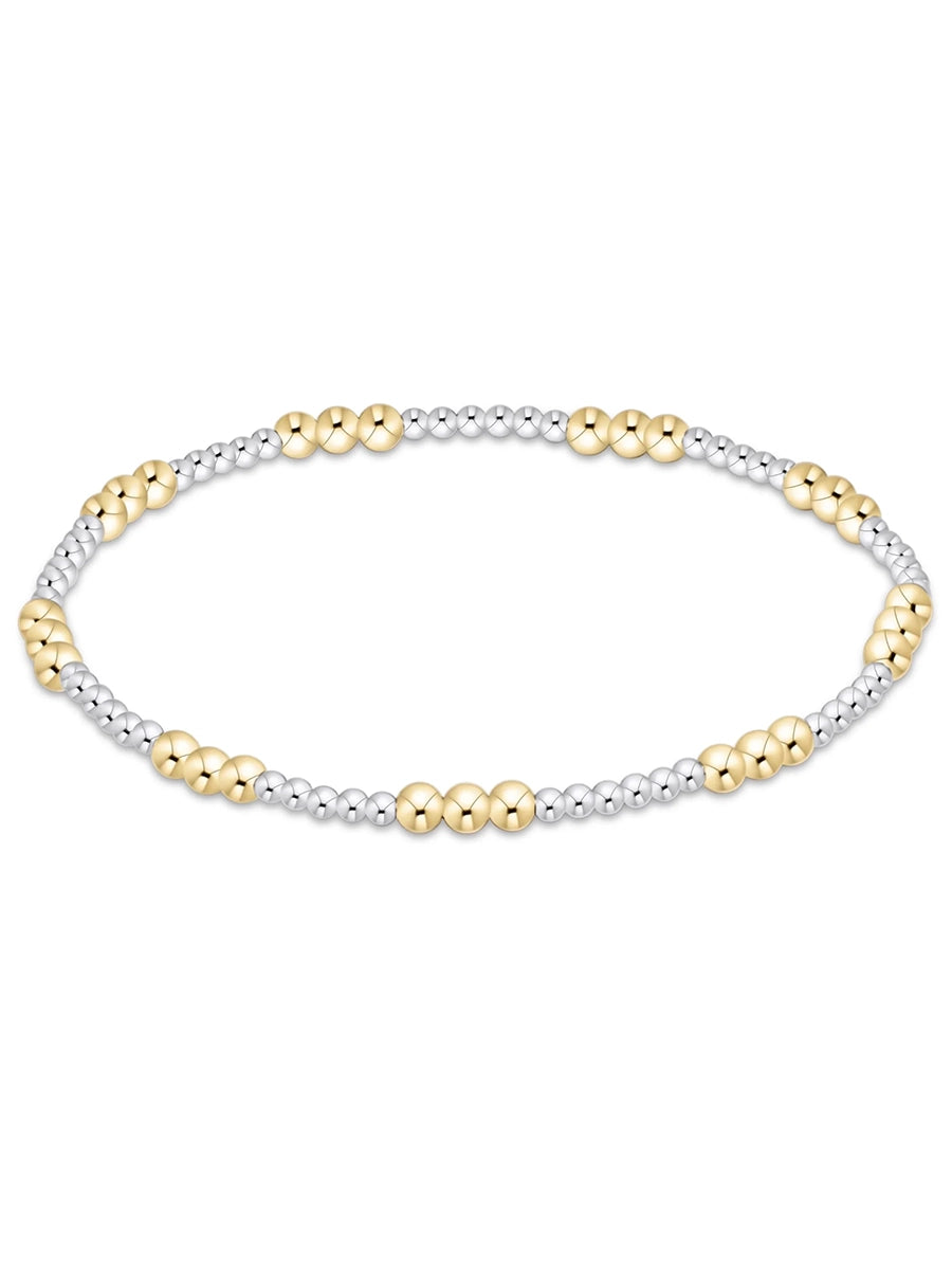 Classic Joy Mixed Metal Bracelet (4 Sizes)