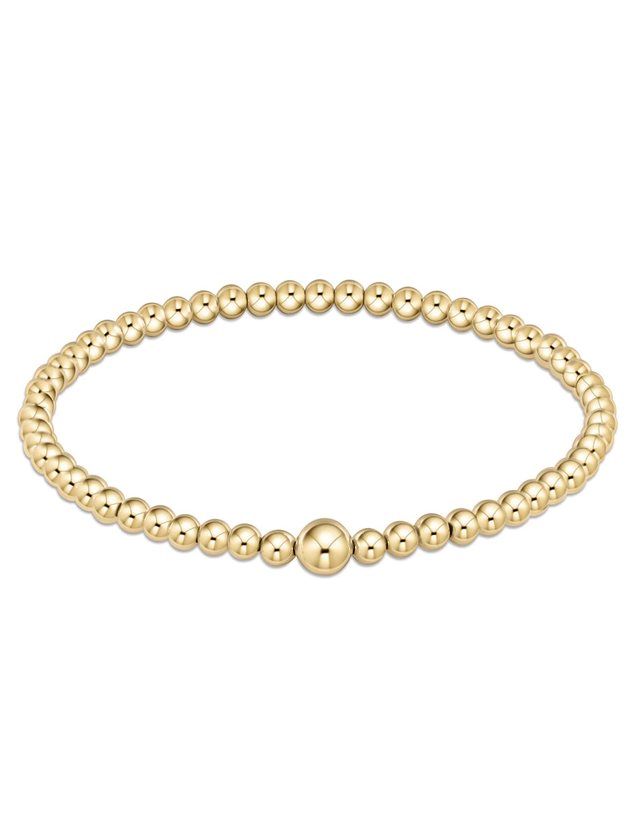 ENewton Classic 4mm Gold Bead Bangle