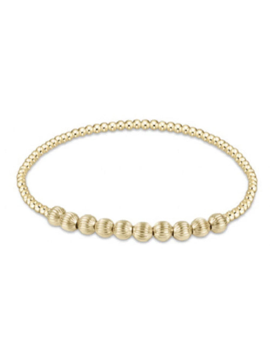 Dignity Beaded Bliss Bracelet, Gold (3 Sizes)