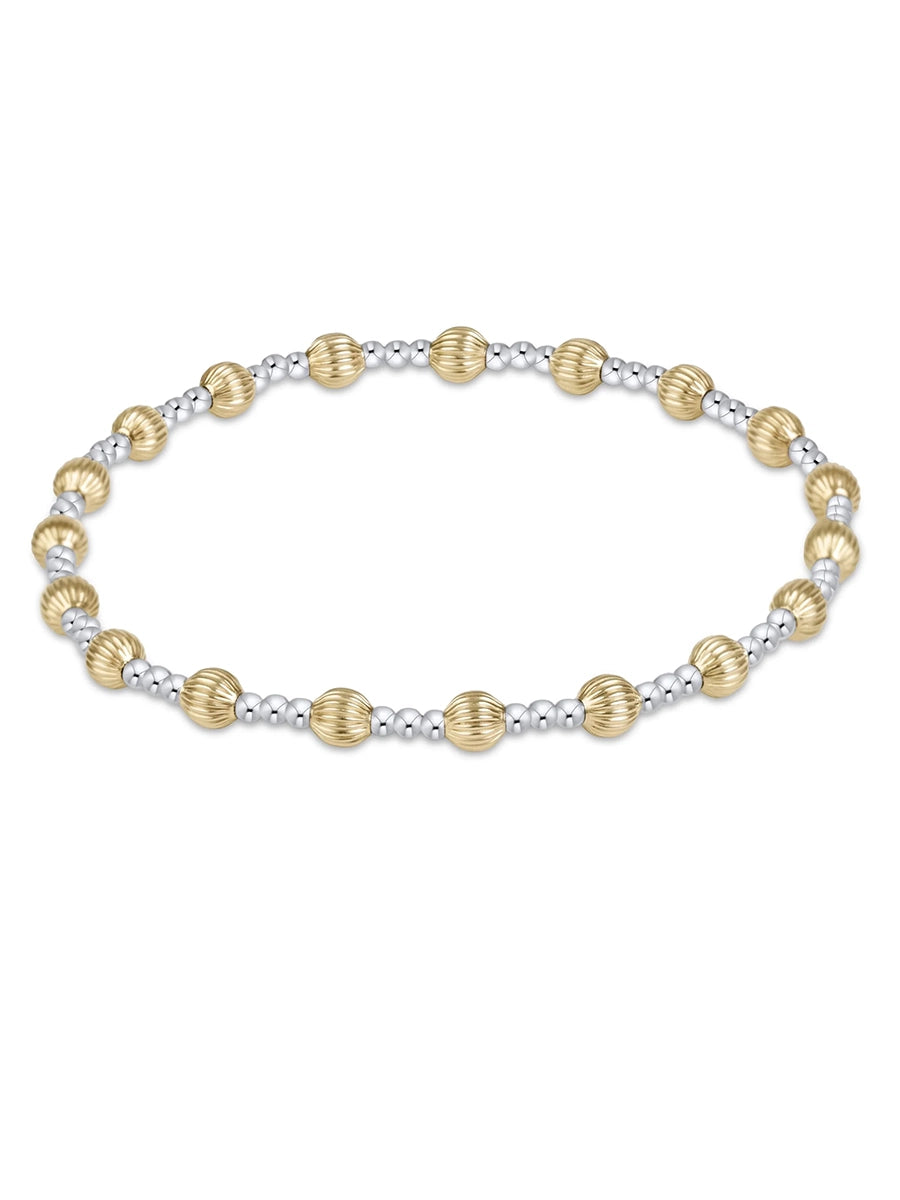 Dignity Sincerity Mixed Metal Bracelet (3 Sizes)