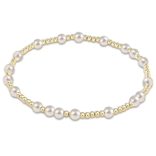 gold and pearl beaded bracelet