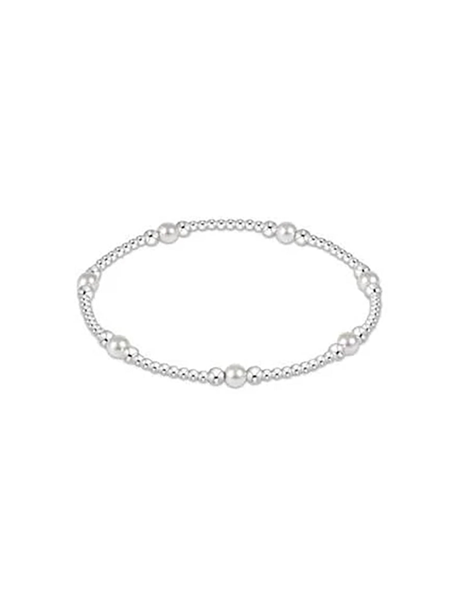 Classic Purpose Pearl 6mm Bead Bracelet, Sterling (2 Sizes)