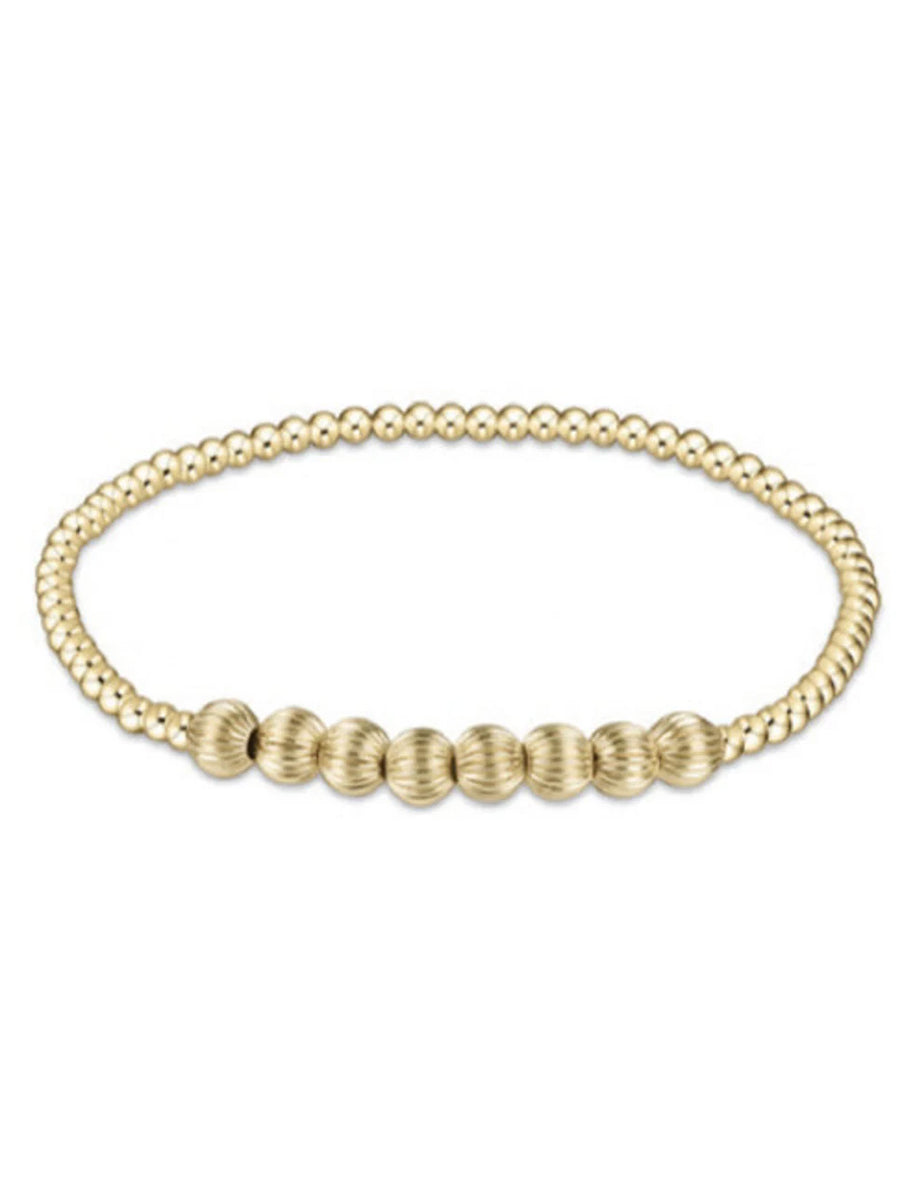 Dignity Beaded Bliss Bracelet, Gold (3 Sizes)