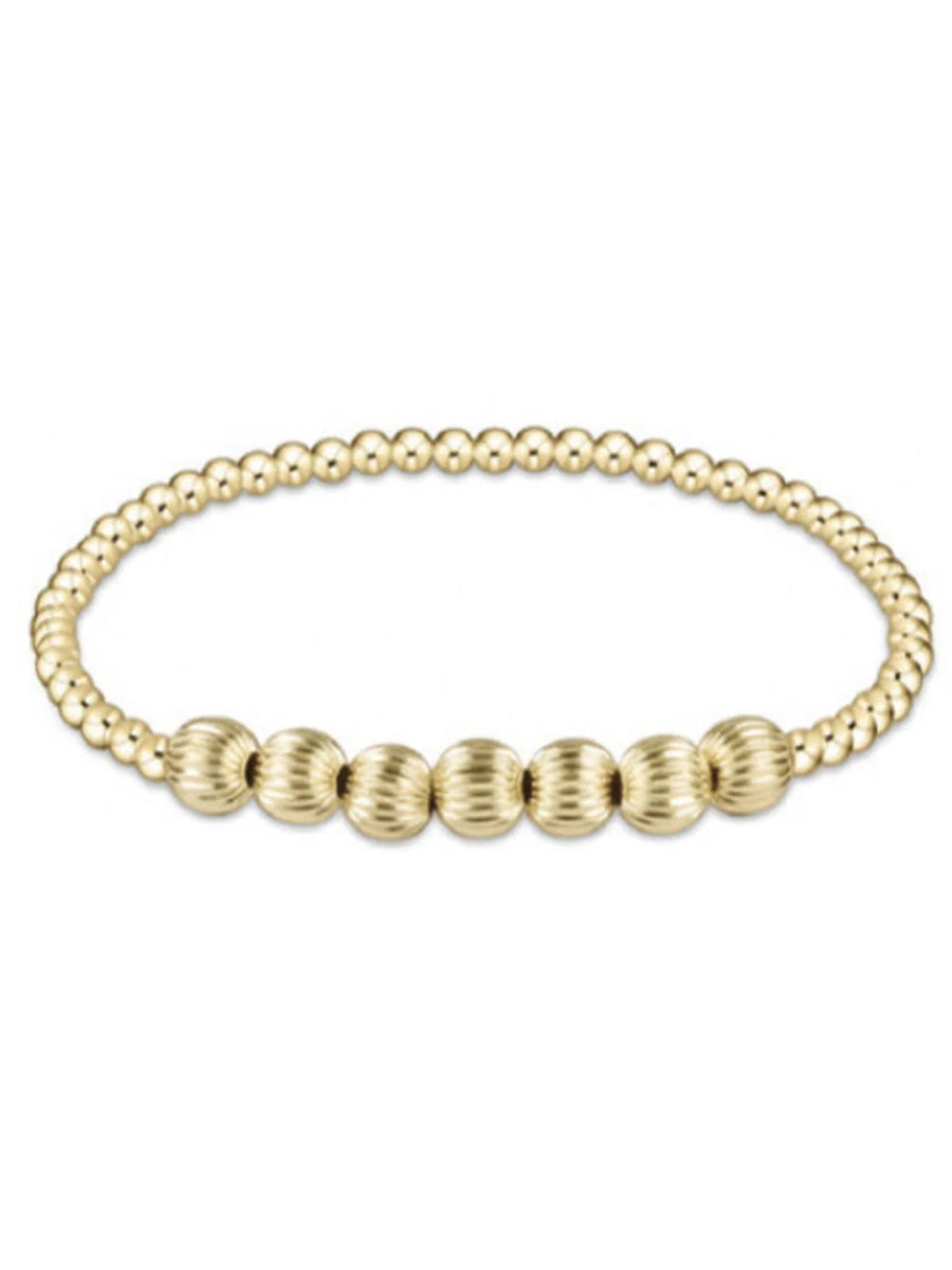 Dignity Beaded Bliss Bracelet, Gold (3 Sizes)