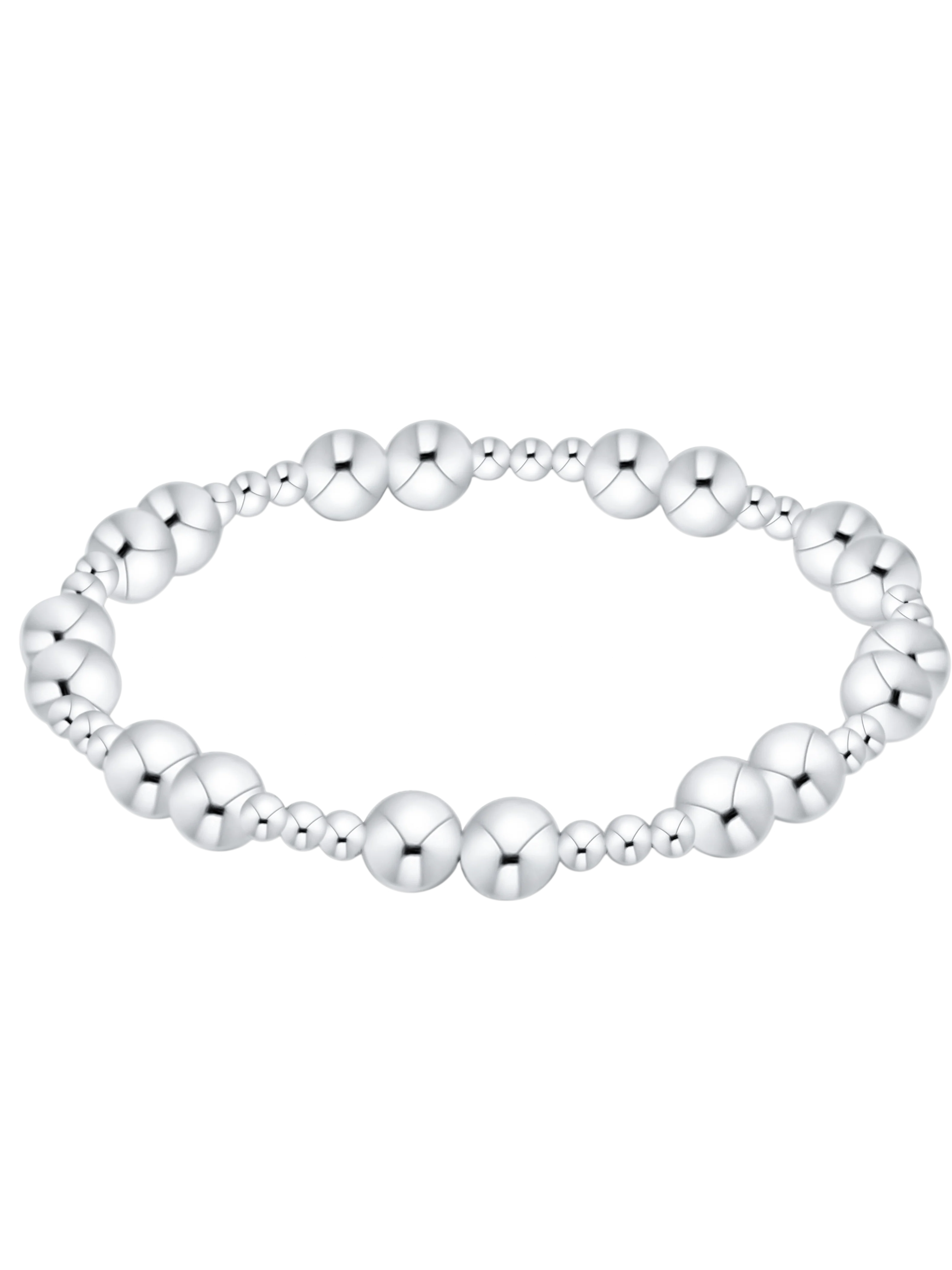 Sterling beaded bracelet