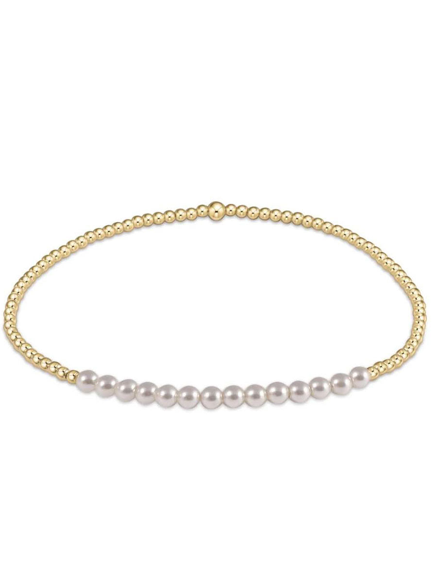 Classic Beaded Bliss Pearl Bracelet (2 Sizes)