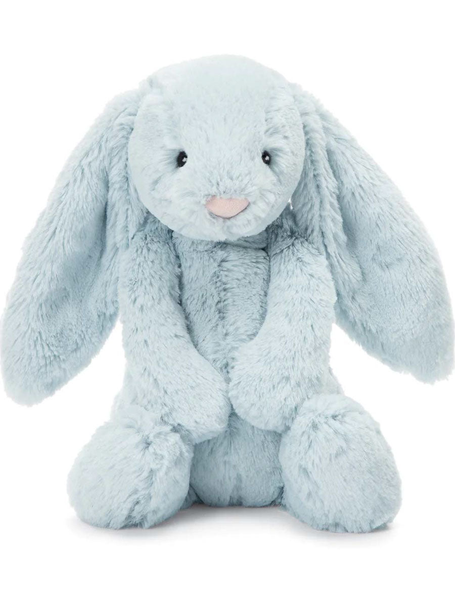 Pale Blue Stuffed Bunny