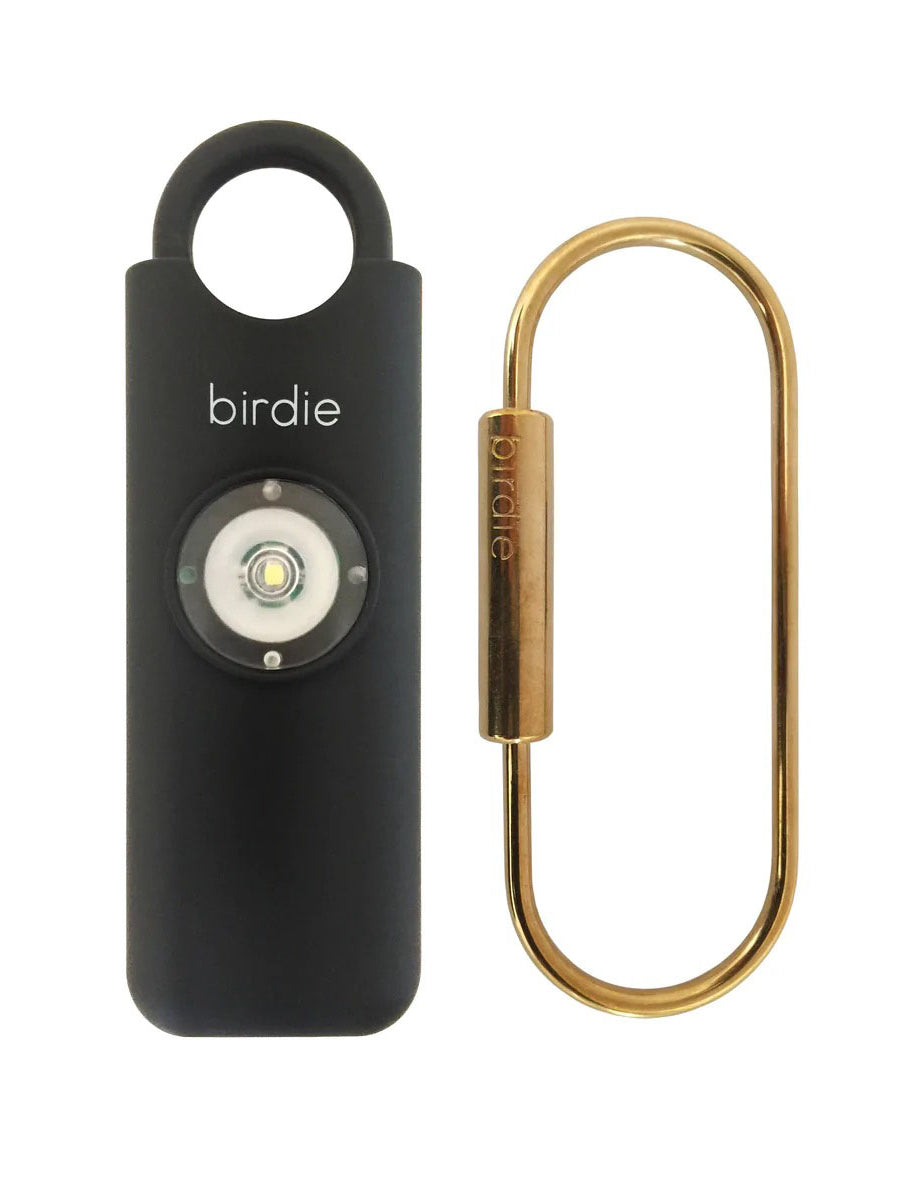 Black Birdie Security Keychain