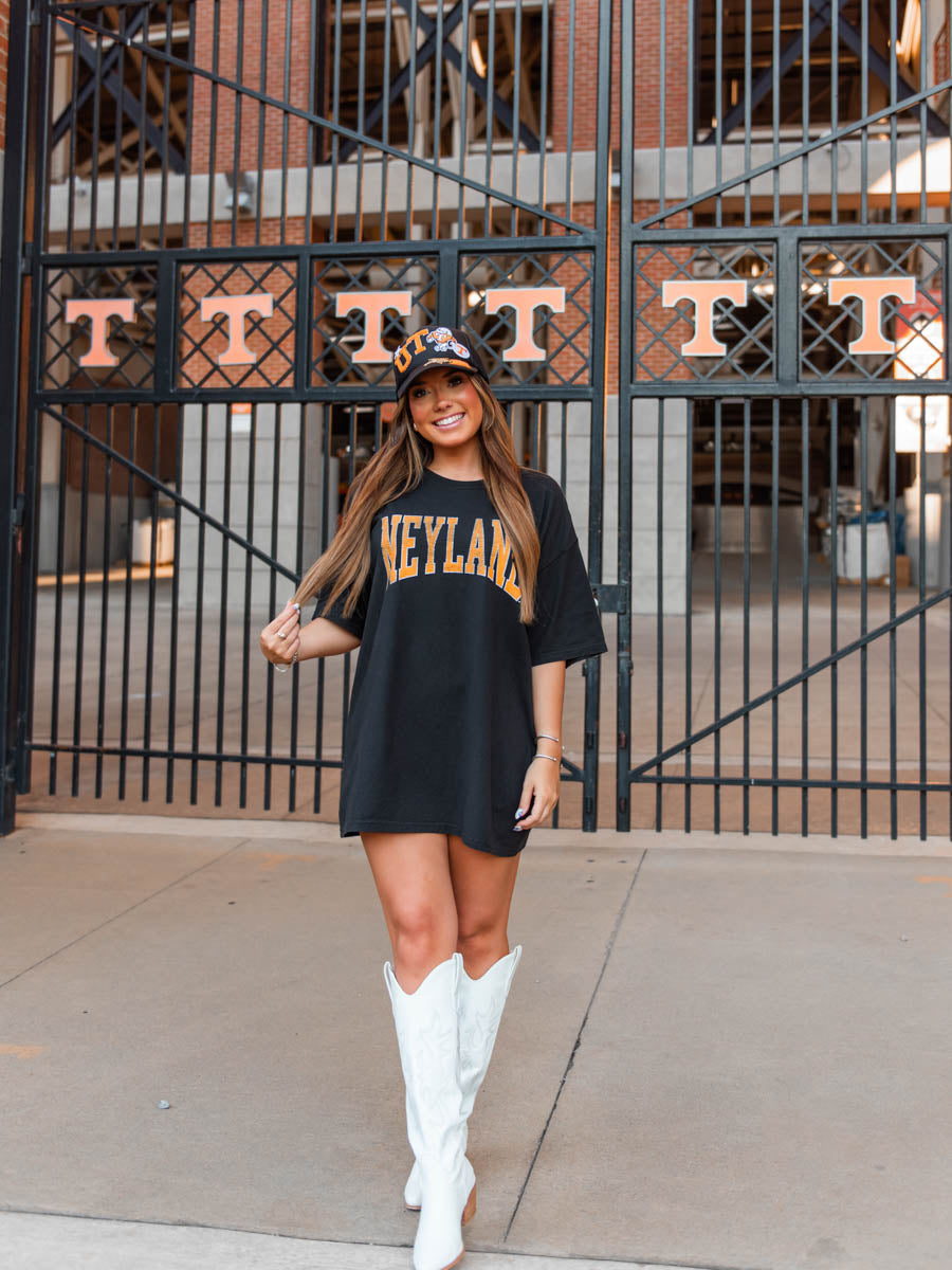 Black Neyland Tennessee Vols Tee