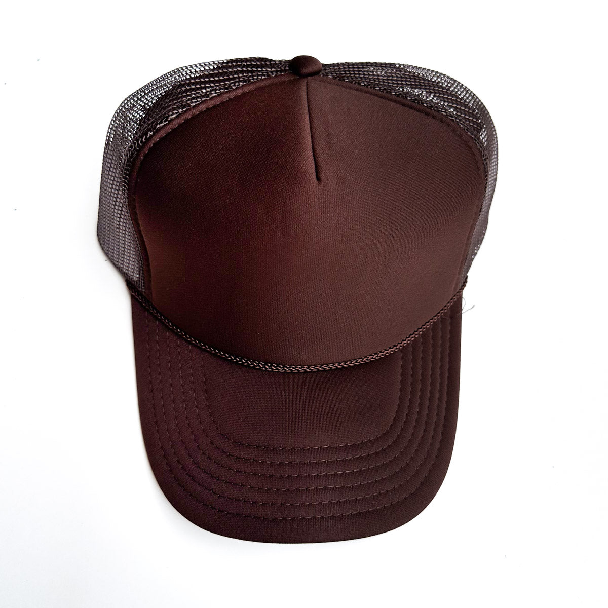 brown cap with mesh back