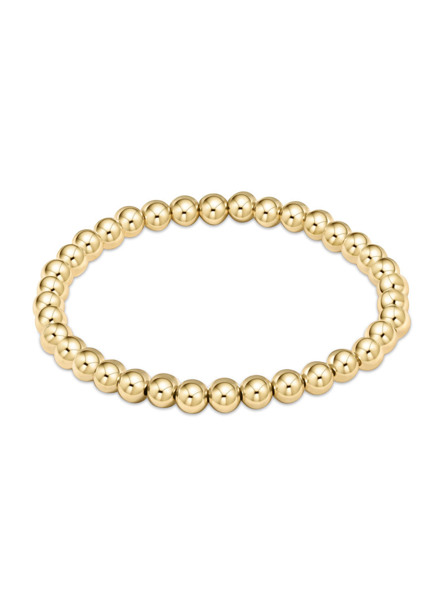 5mm Gold Bead Bracelet