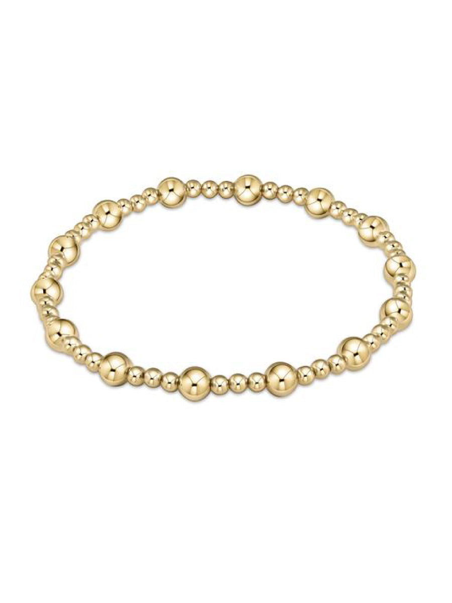 Mixed Gold Bead Bracelet