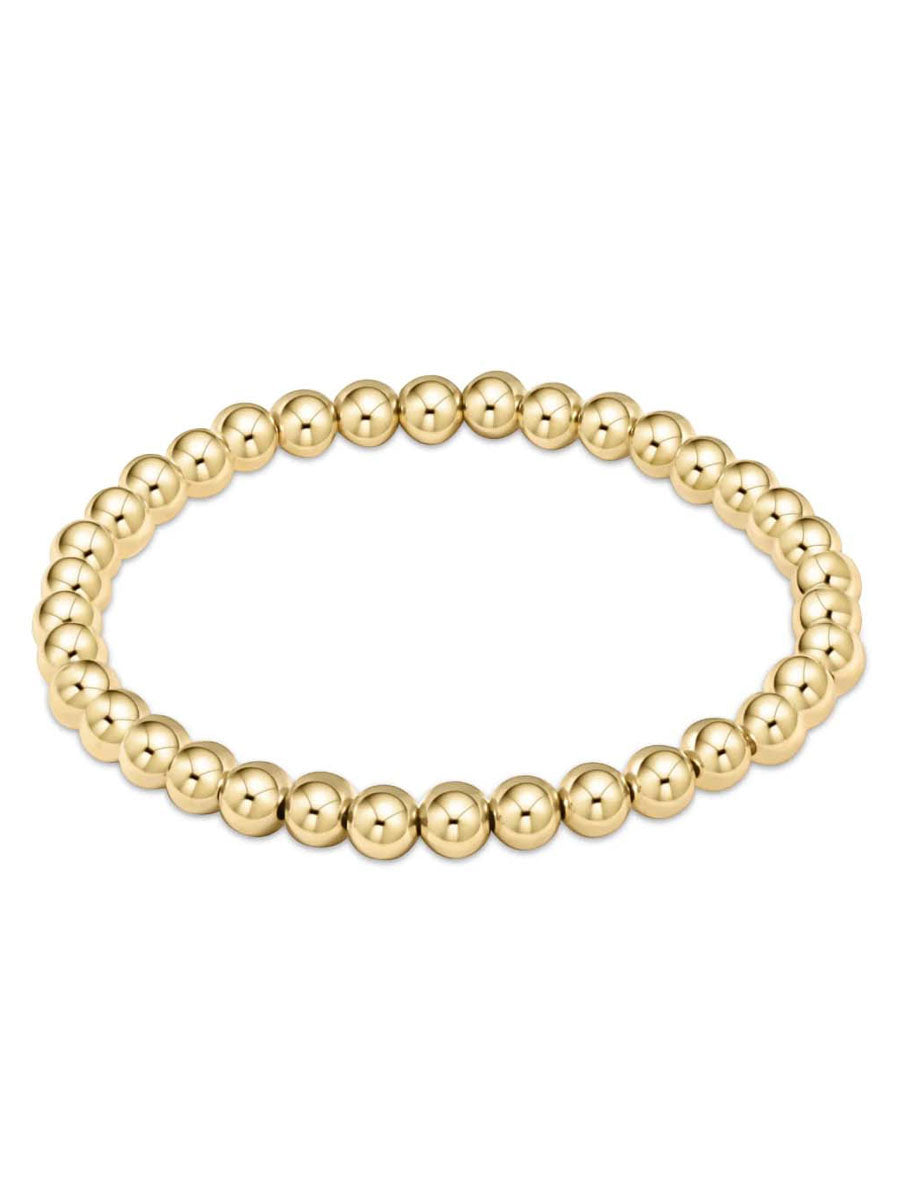 E-Newton Classic Gold Bead Bracelet