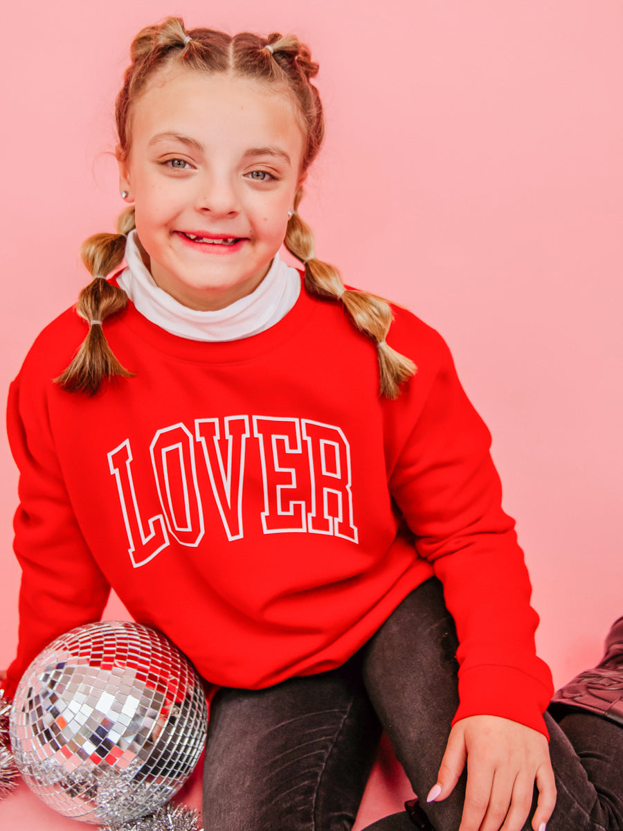 LOVER Crew Sweatshirt, Toddler & Youth