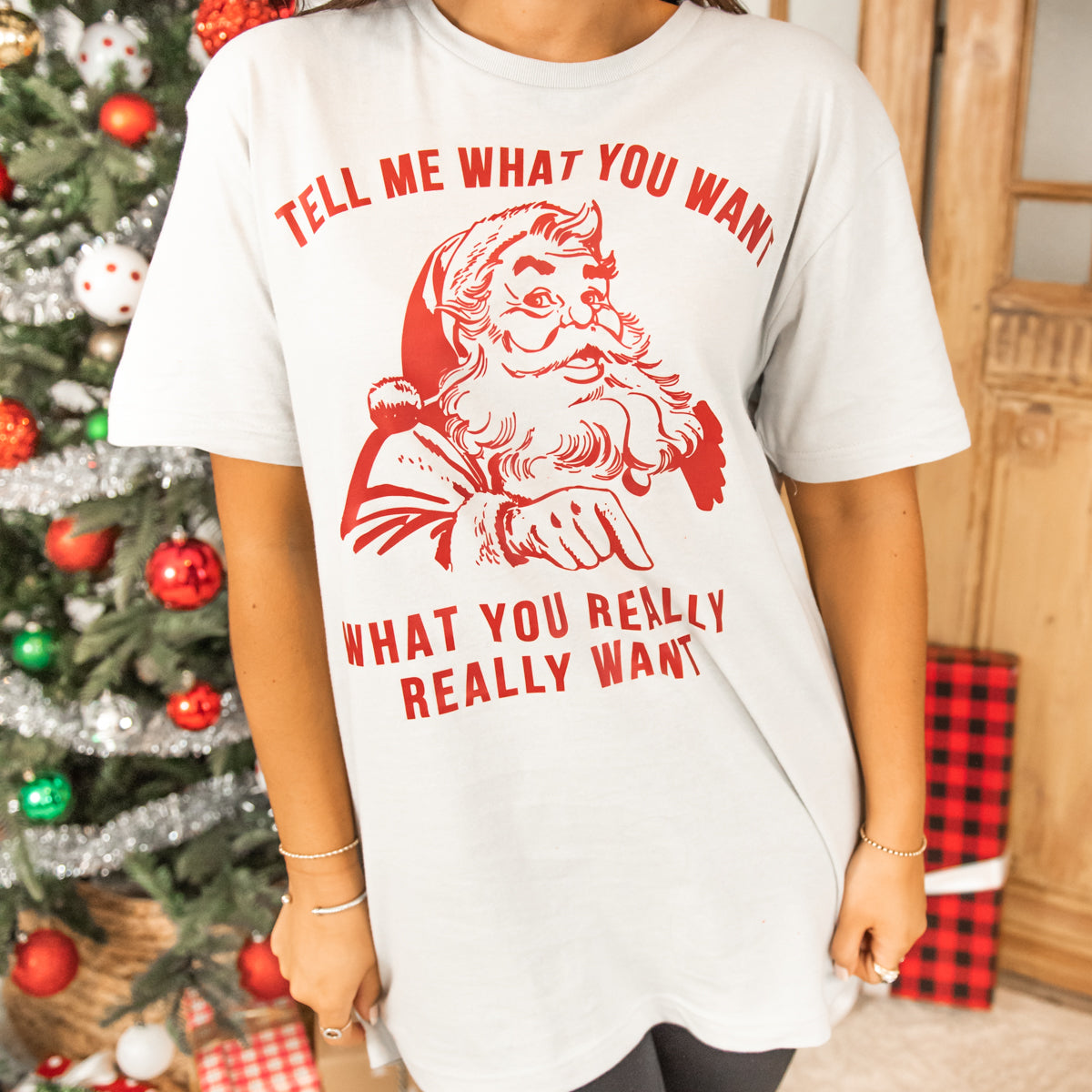 "Tell Me What You Want" Short-Sleeve T-Shirt