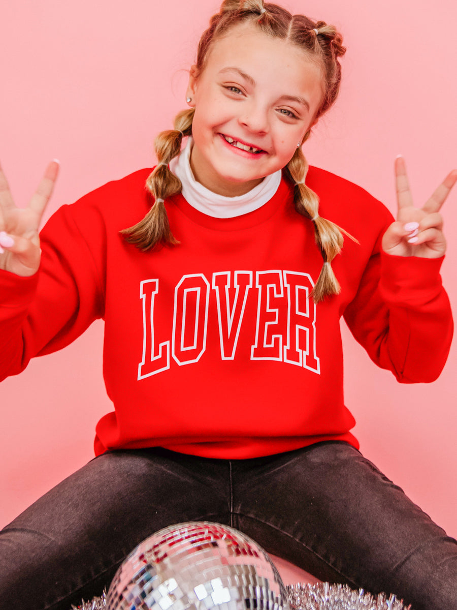 LOVER Crew Sweatshirt, Toddler & Youth