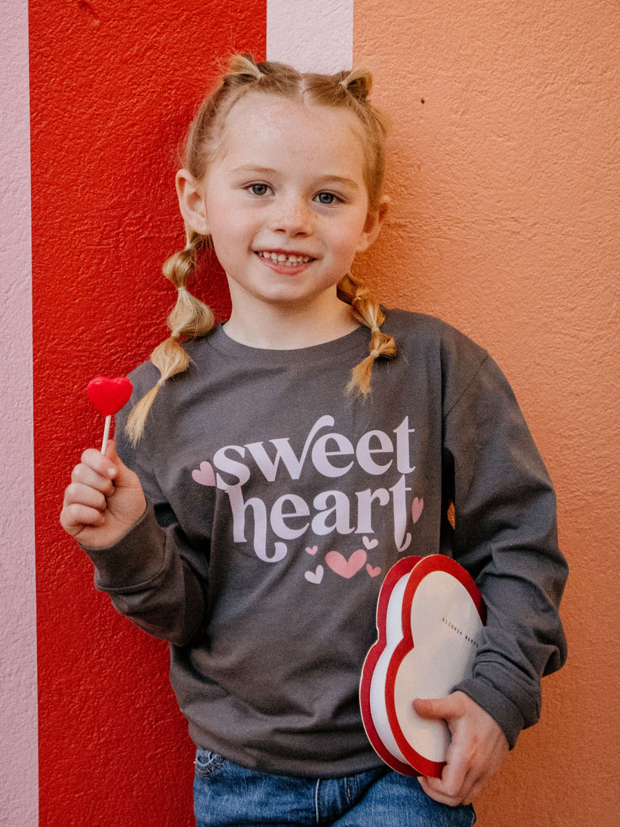 Sweet Heart Long-Sleeve T-Shirt, Youth