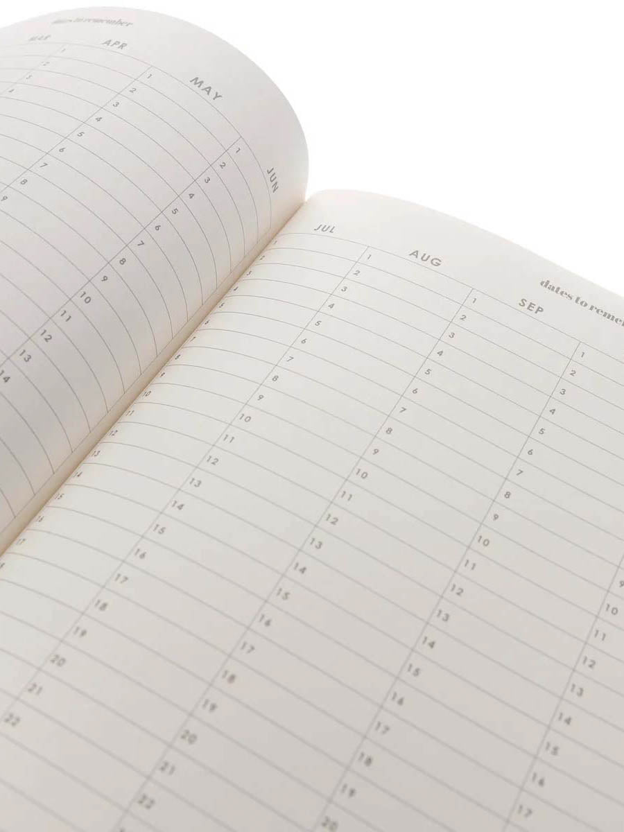 Calendar View of Self Help Journal