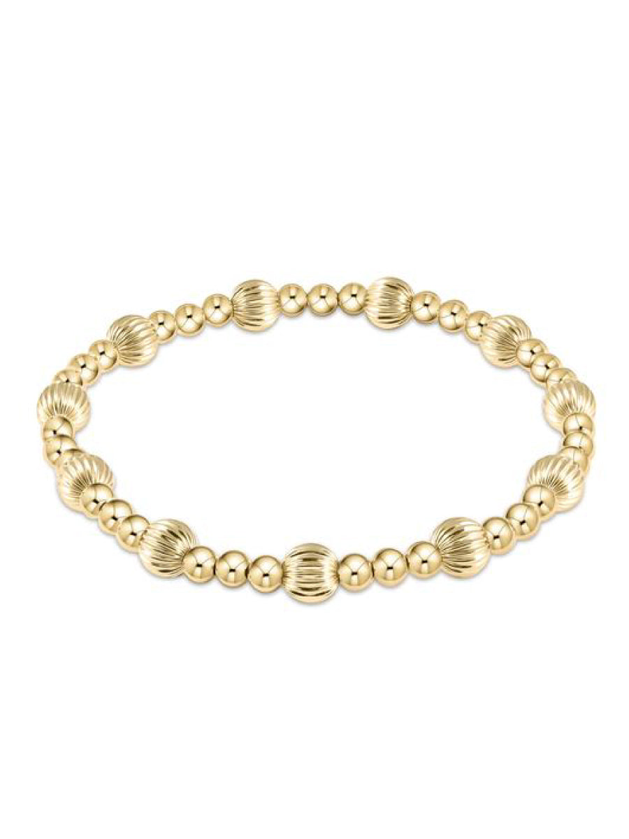 Mixed Gold Bead Bracelet