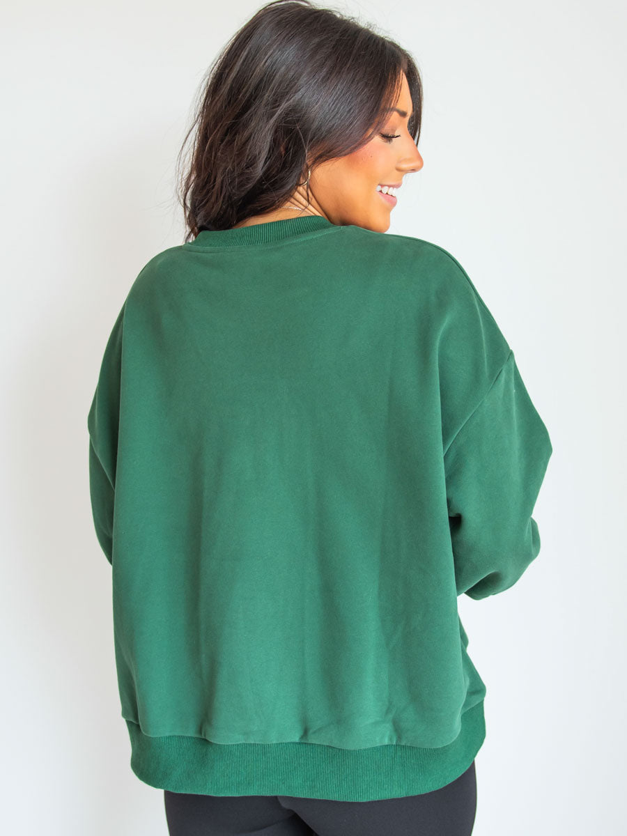 Dark Green Lucky Sweatshirt