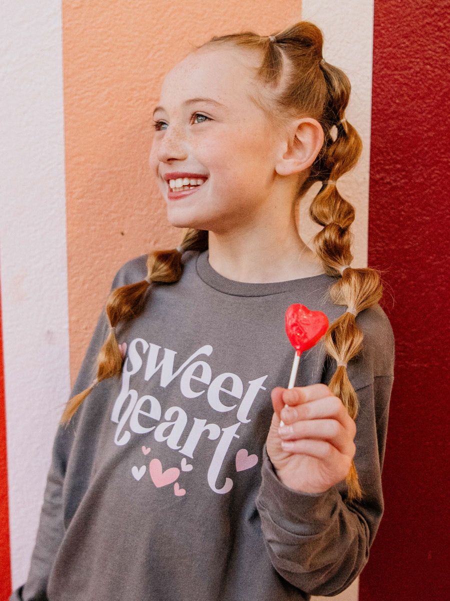 Sweet Heart Long-Sleeve T-Shirt, Youth