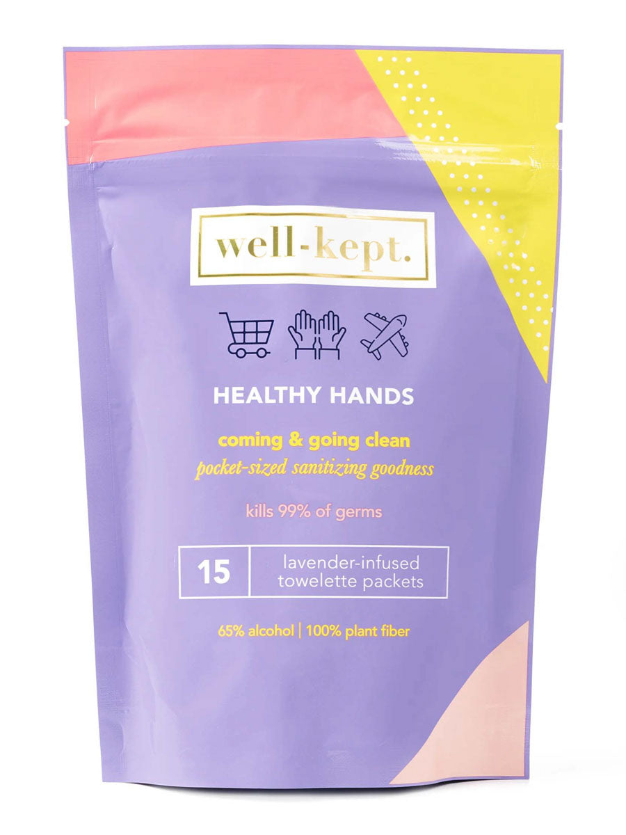 Lavender-Infused Hand Wipes