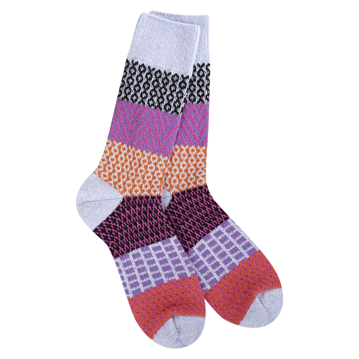 Purple Pattern Striped World's Softest Socks