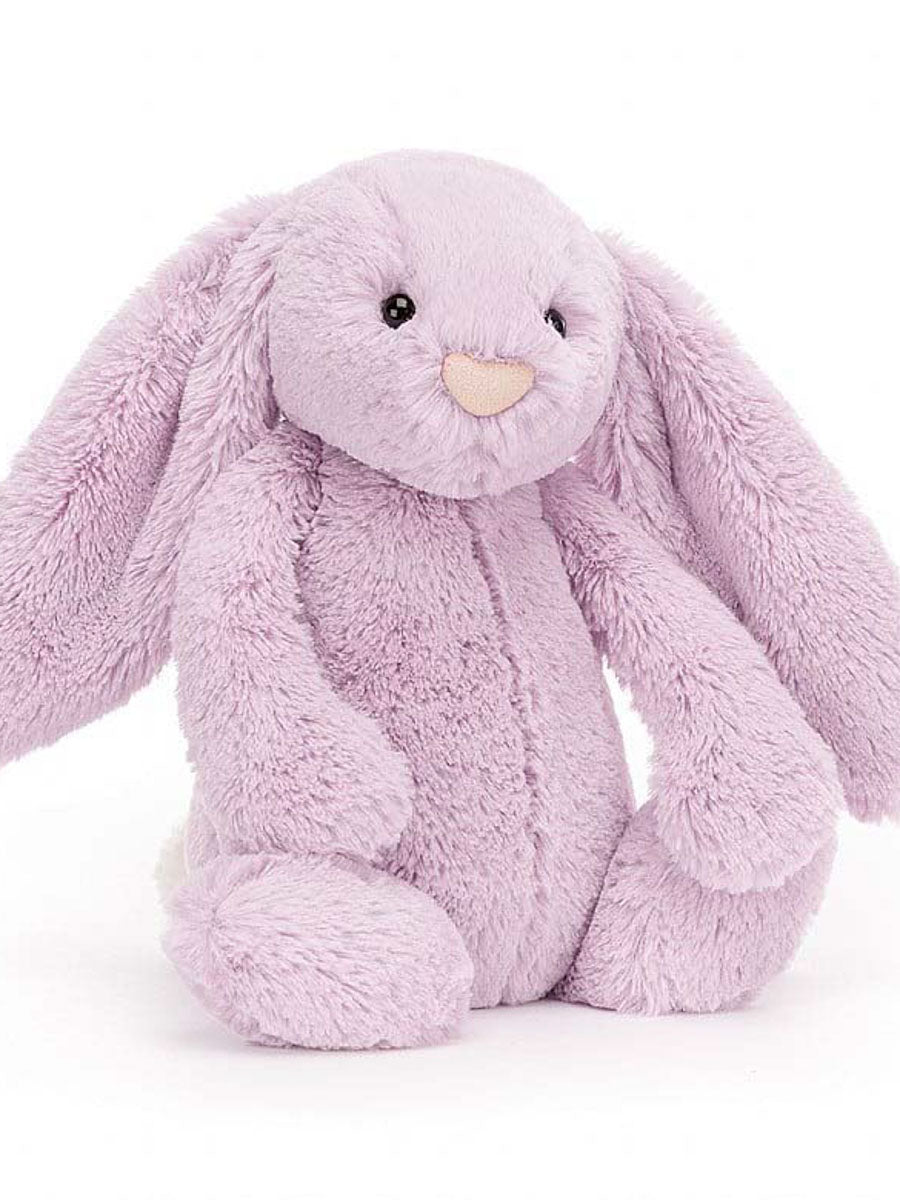 Lilac Plush Bunny with Floppy Ears
