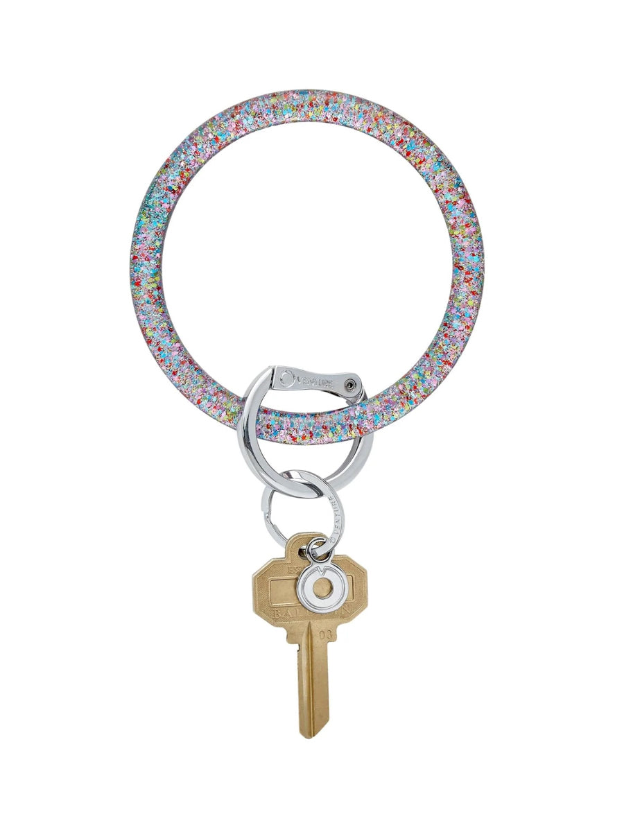Oventure Keyring in Sparkly Multi-Color