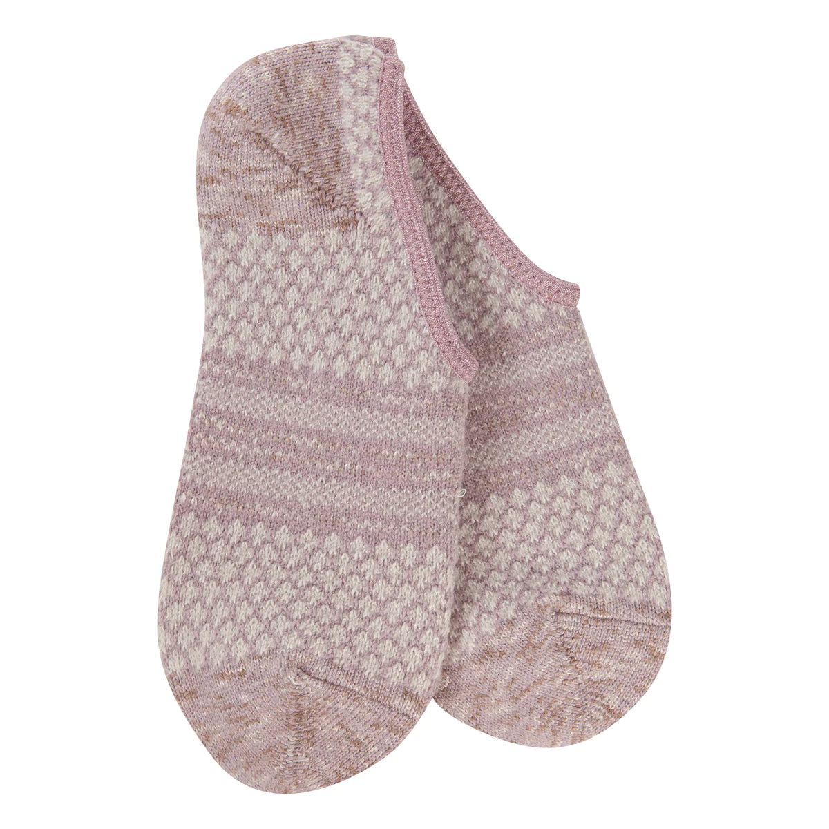 World's Softest No-Show Mauve Socks