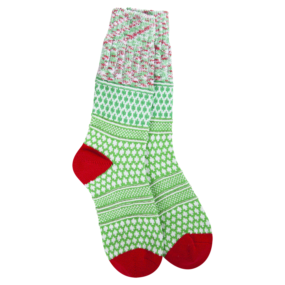 Green Winter Christmas Socks