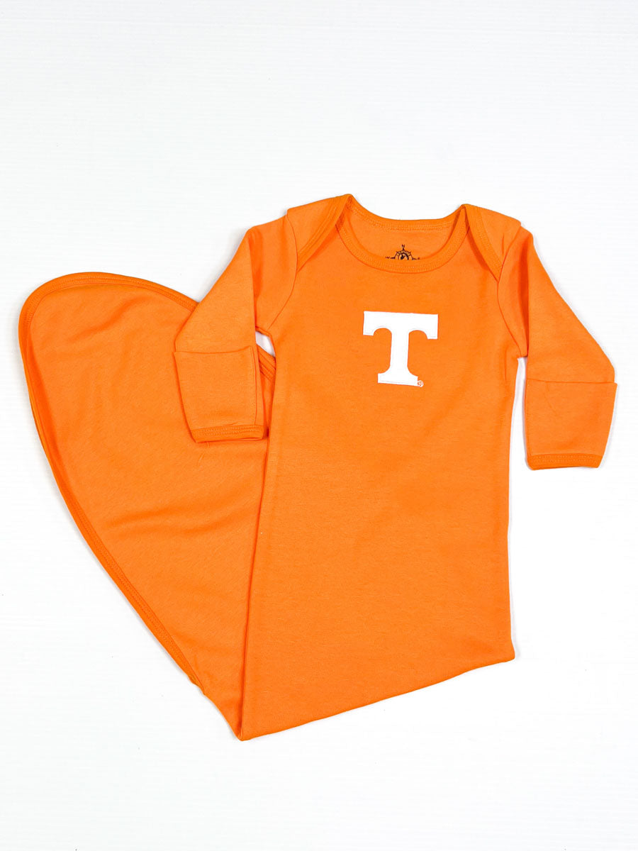 Tennessee Orange Newborn Knotted Gown