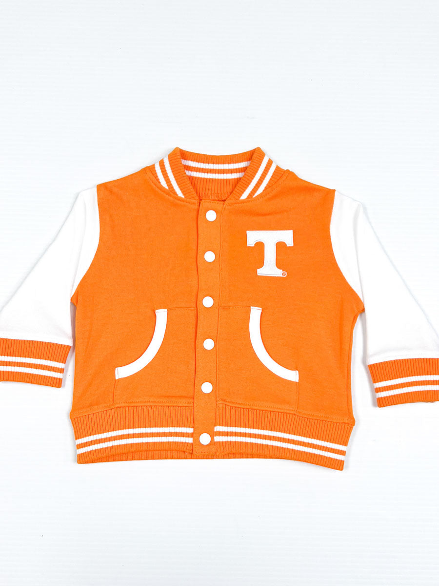 Kids Tennessee Orange Varsity Jacket