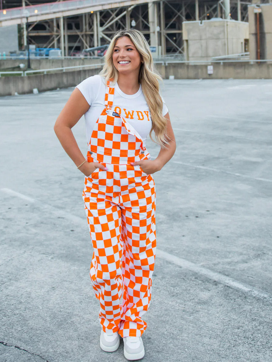 Tennessee Volunteers Game Bibs deals checkerboard Overalls xs