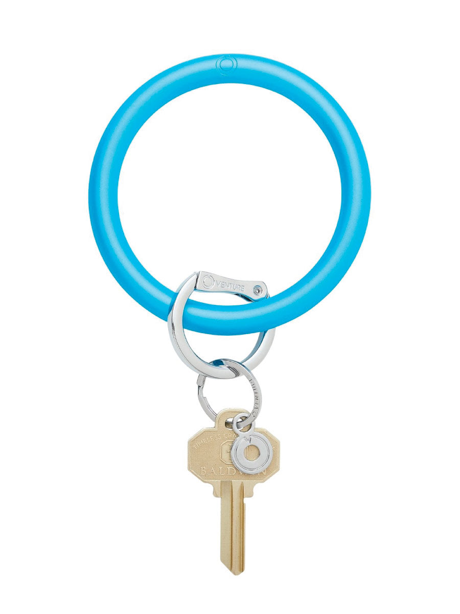 Oventure Key Ring in Peacock Blue