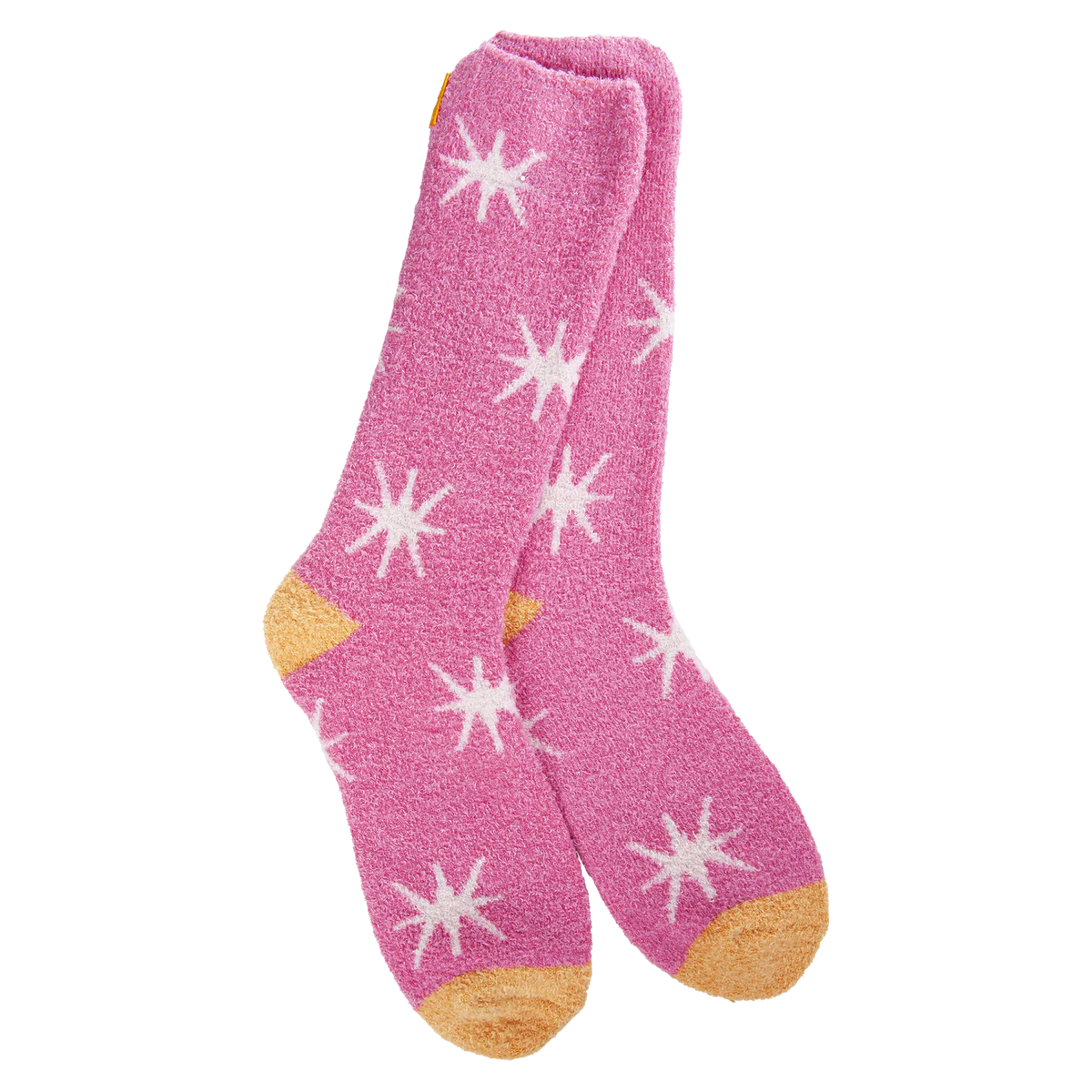 World's Softest Socks Azalea with White Starbursts