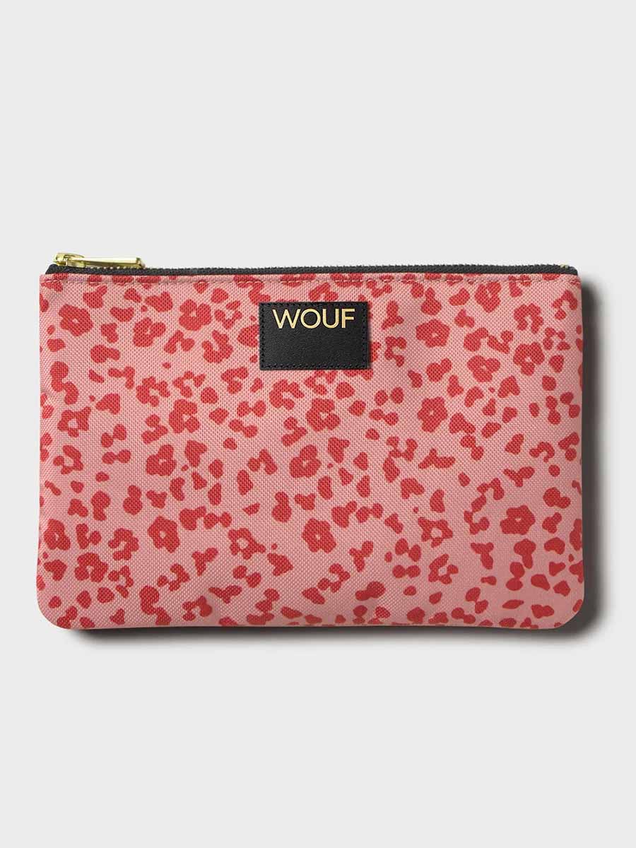 Cheetah print zip pouch