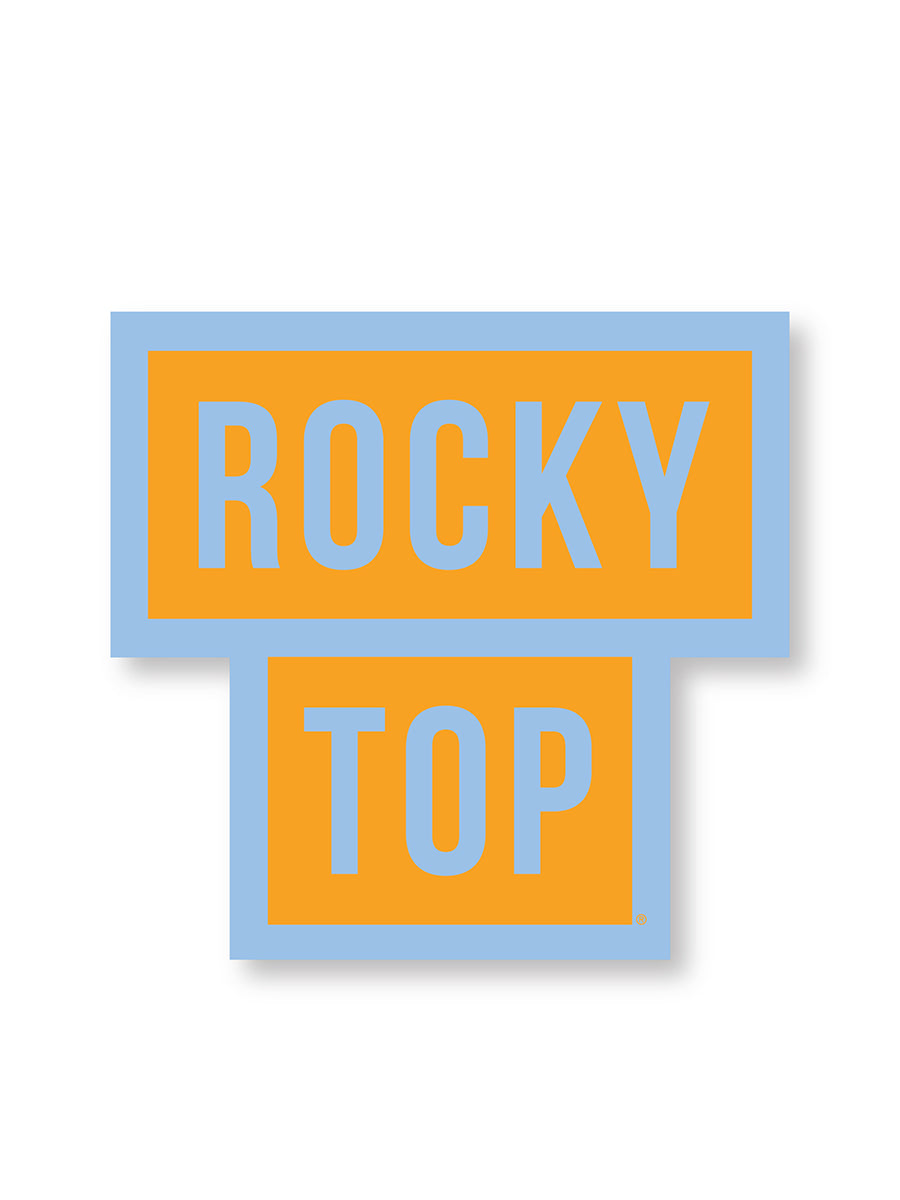 Rocky Top Block Sticker