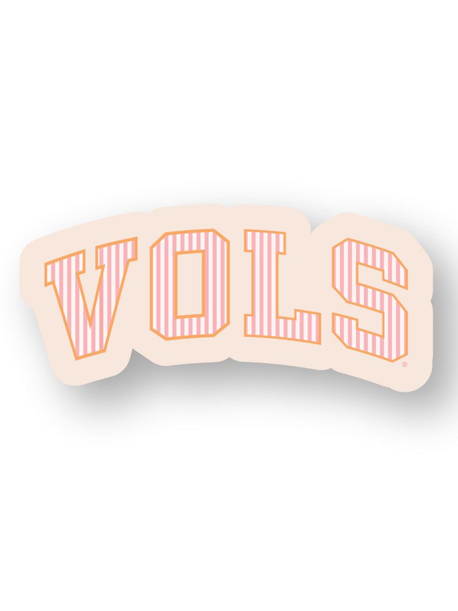 VOLS Pinstriped Sticker