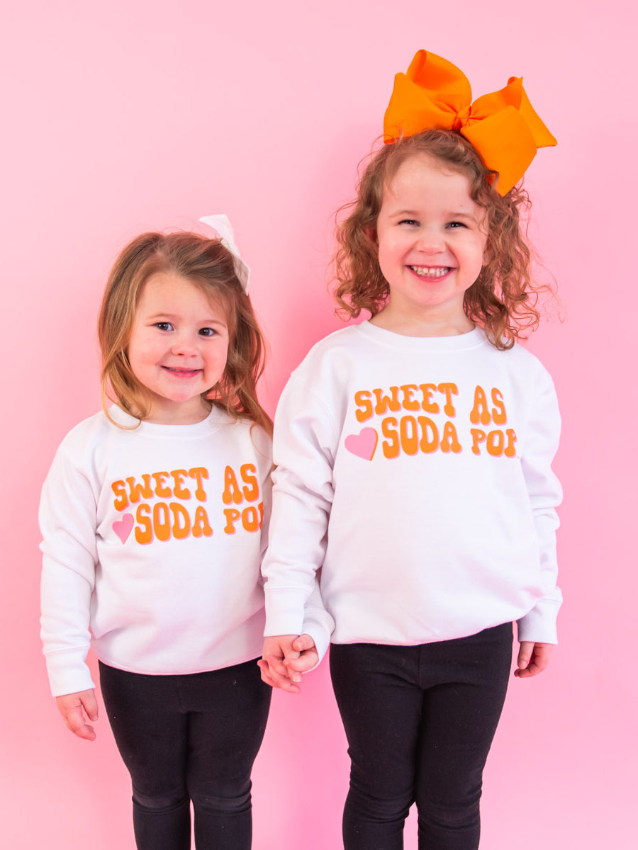 Kids Sweet As Soda Pop Sweatshirt Southern Made