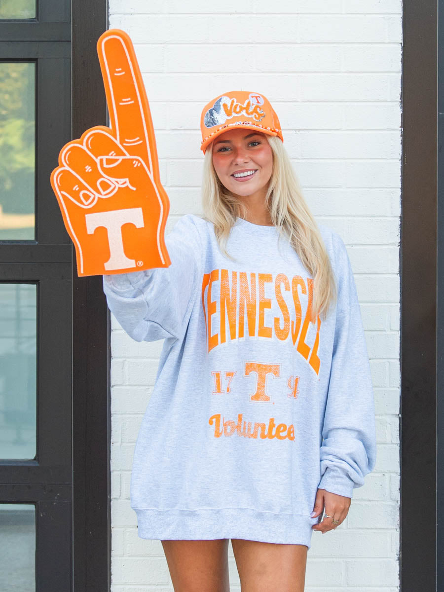 Large Tennessee Light Grey Sweatshirt