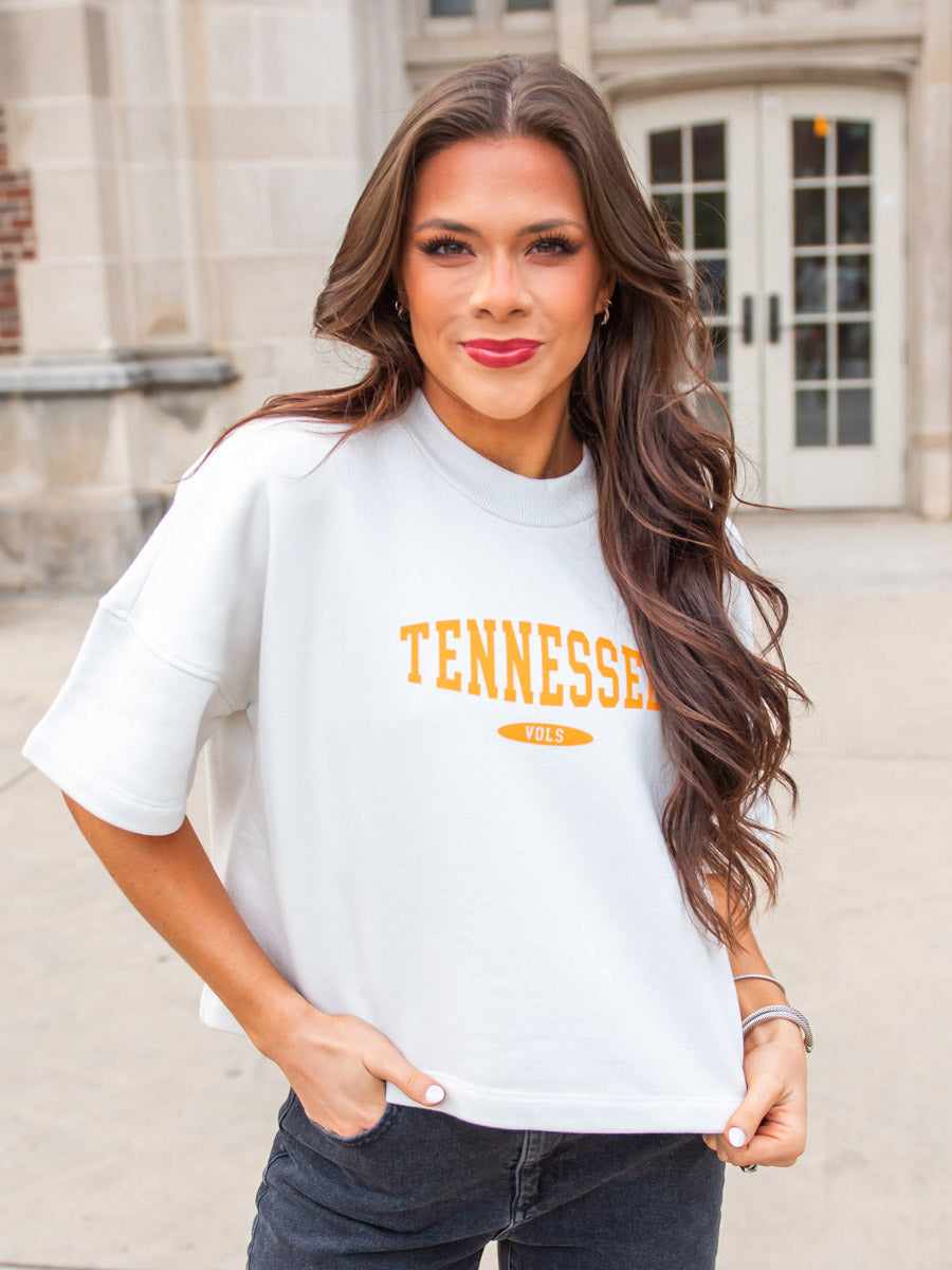 Tennessee Vols Cropped Boxy Top