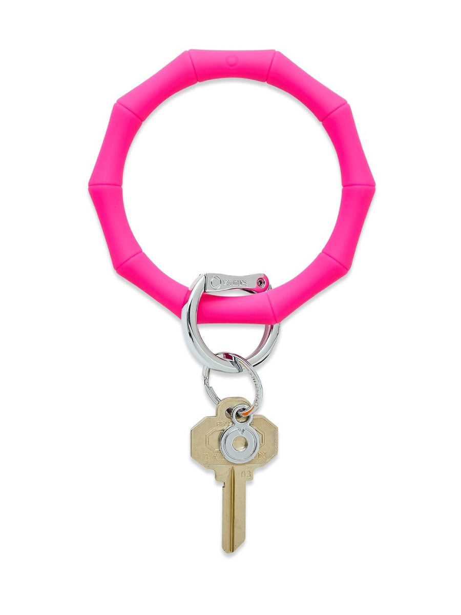 Oventure Keyring in Tickled Pink Bamboo