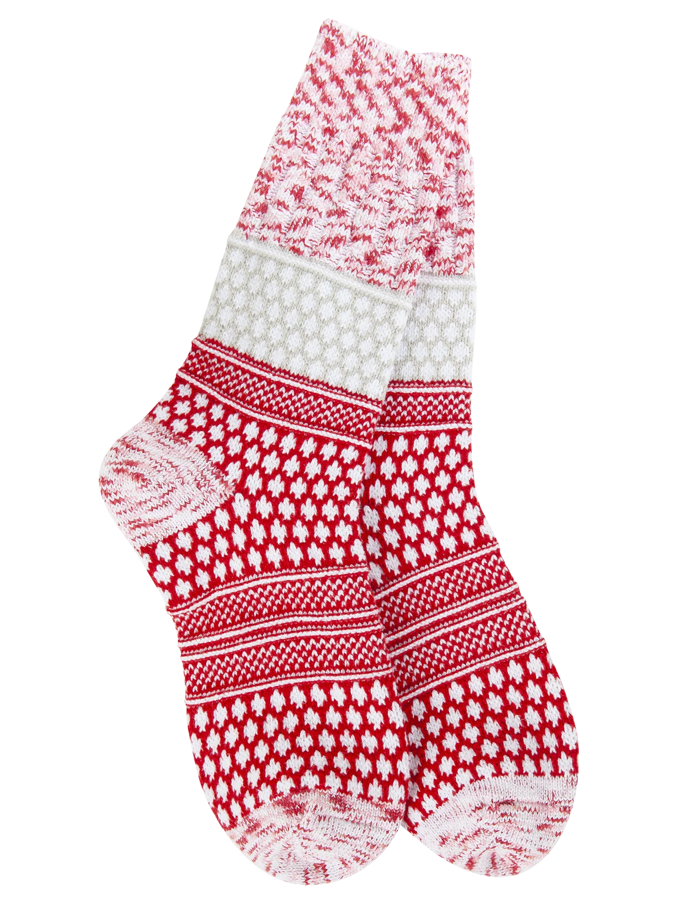 Holiday Gallery Textured Crew Socks (2 Styles)